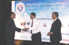 receiving the 'Best Government Website' award